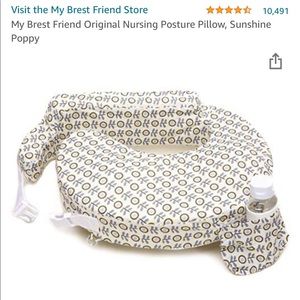My Brest Friend Nursing Pillow sunshine poppy